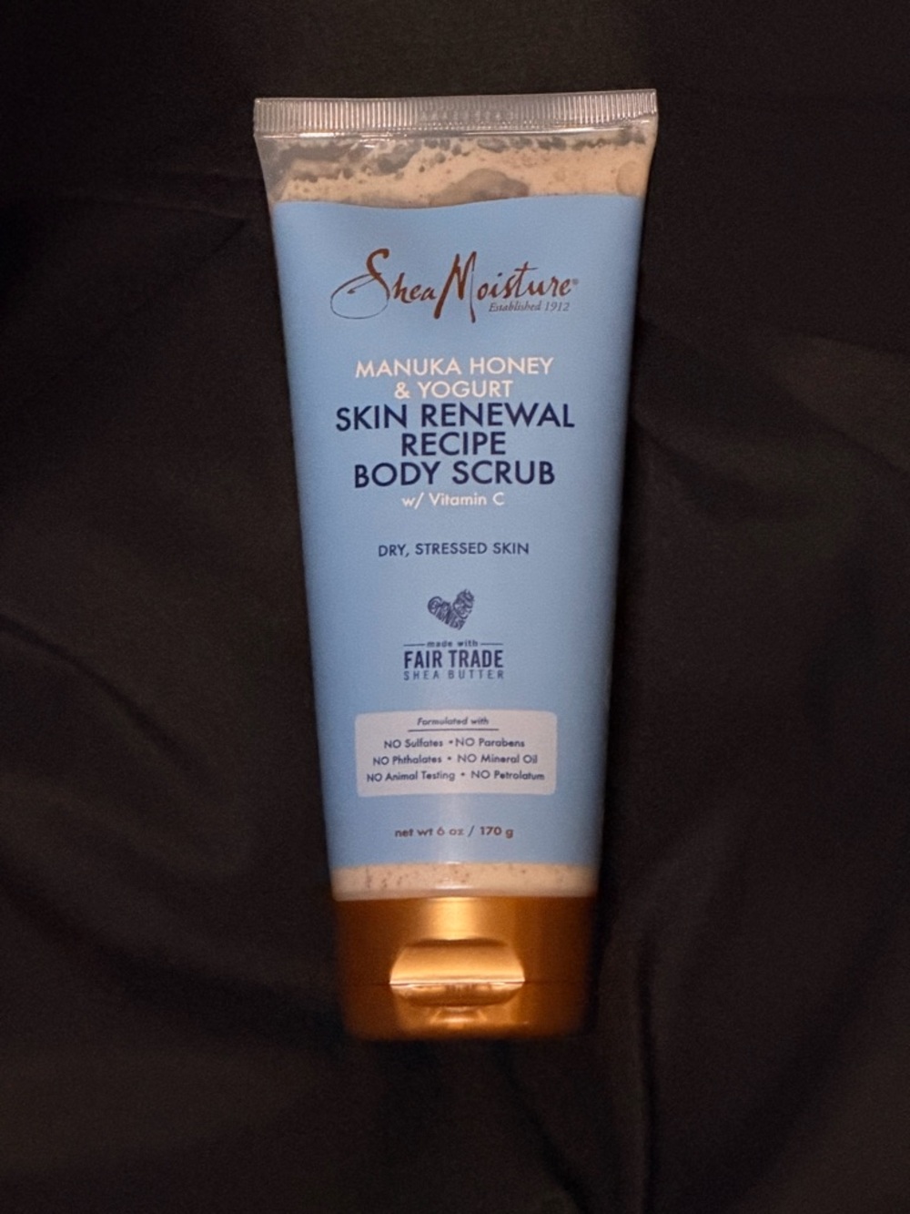 SheaMoisture Manuka Honey & Yogurt Skin Renewal Body Scrub - Picture 2 of 5